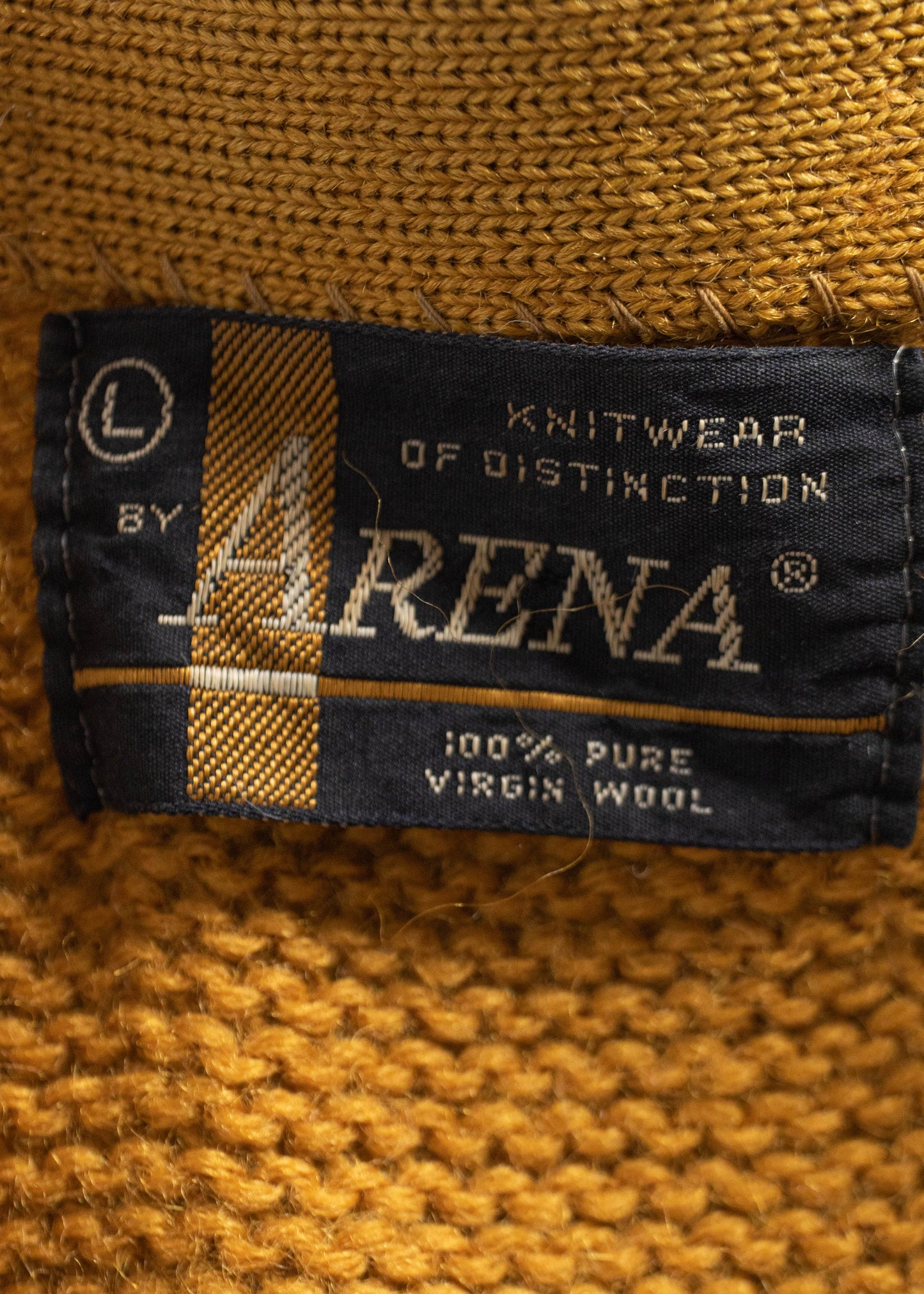 Vintage 1970s Arena Wool Cardigan Size M/L
