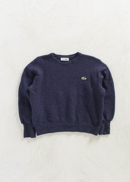 Vintage 1980s Lacoste Wool Pullover Sweater Size S/M