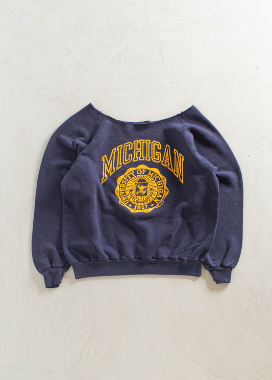 1980s University of Michigan Souvenir Sweatshirt Size S/M