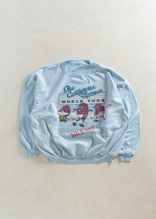1987 California Raisins Sweatshirt Size L/XL