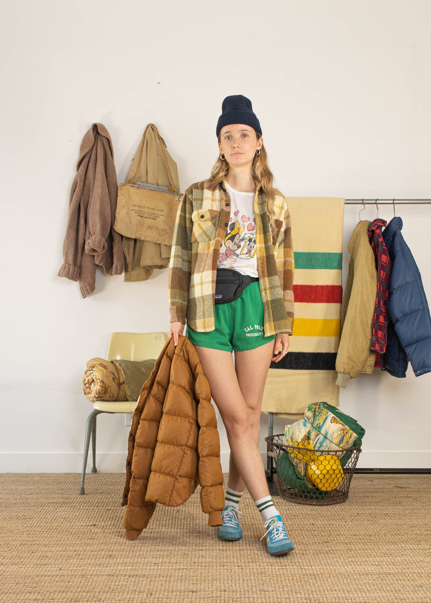 1970s Cal Poly University Athletic Short Size 2XS/XS