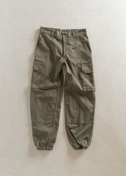 1988 Warein HBT French Military Cargo Pants Size Women's 26 Men's 30