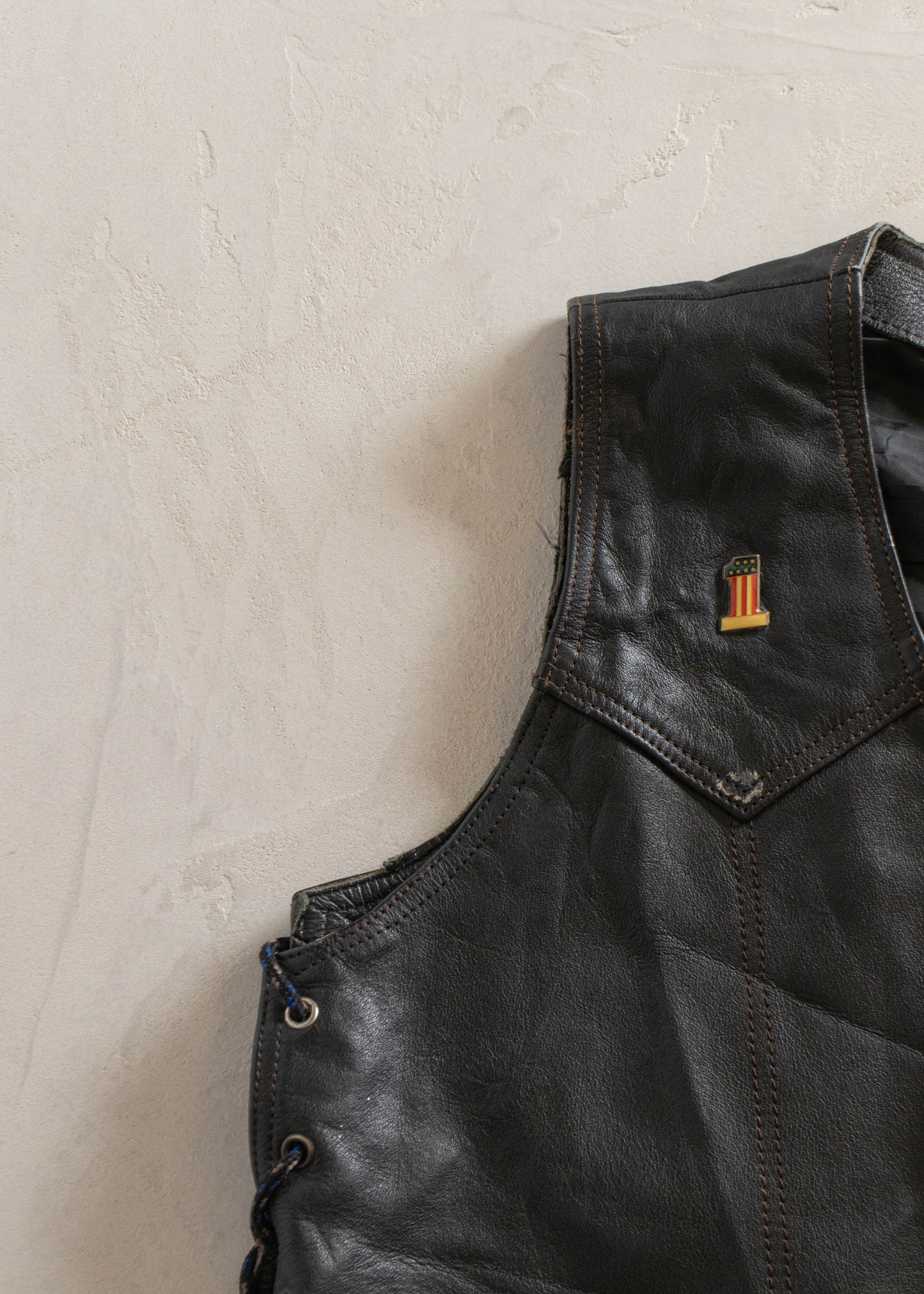 1980s Heritage Collection Leather Vest Size S/M