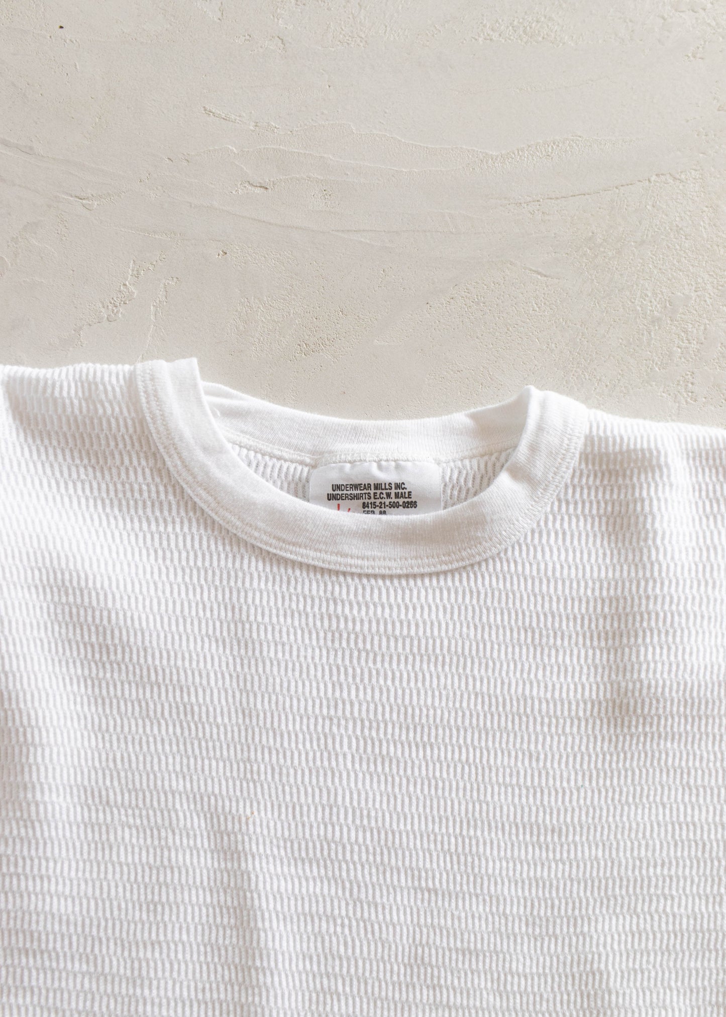 1980s Military Thermal Shirt Size S/M