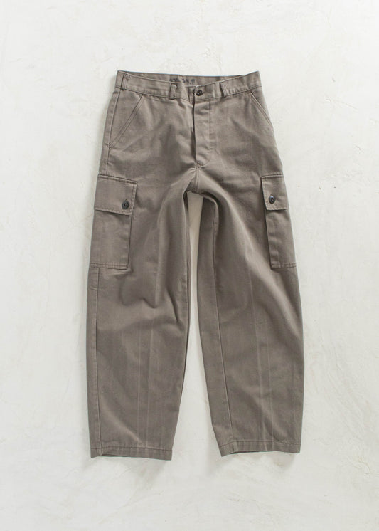 Vintage Dutch Military Wide Leg Cargo Pants Size Women's 29 Men's 32