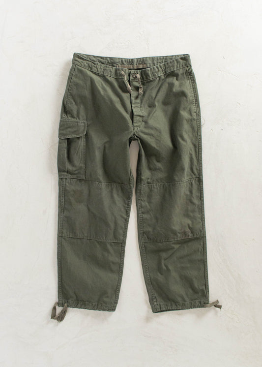 Vintage 1990s Military Cargo Pants Size Women's 36 Men's 38