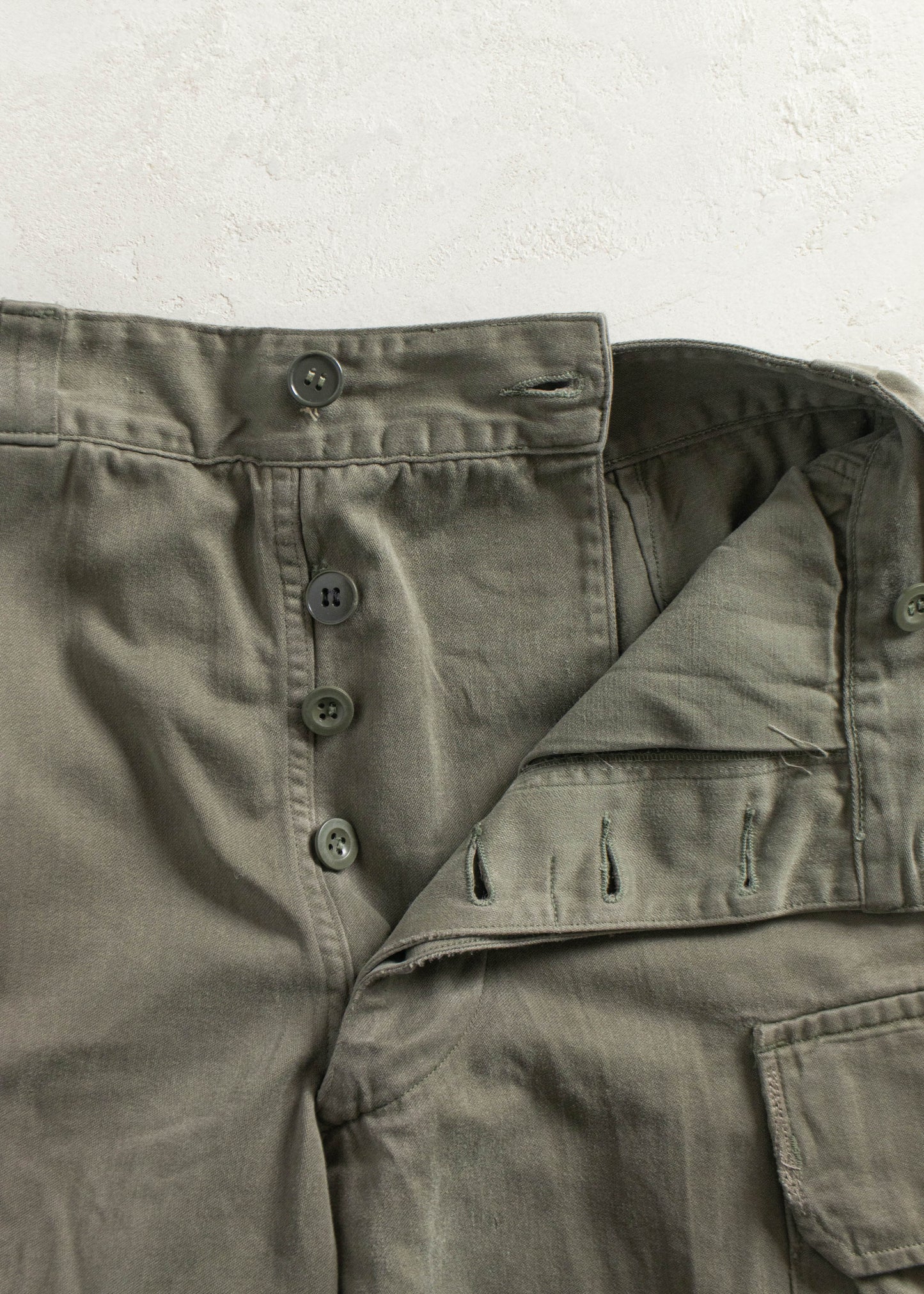 Vintage 1980s French Military Cargo Shorts Size Women's 24