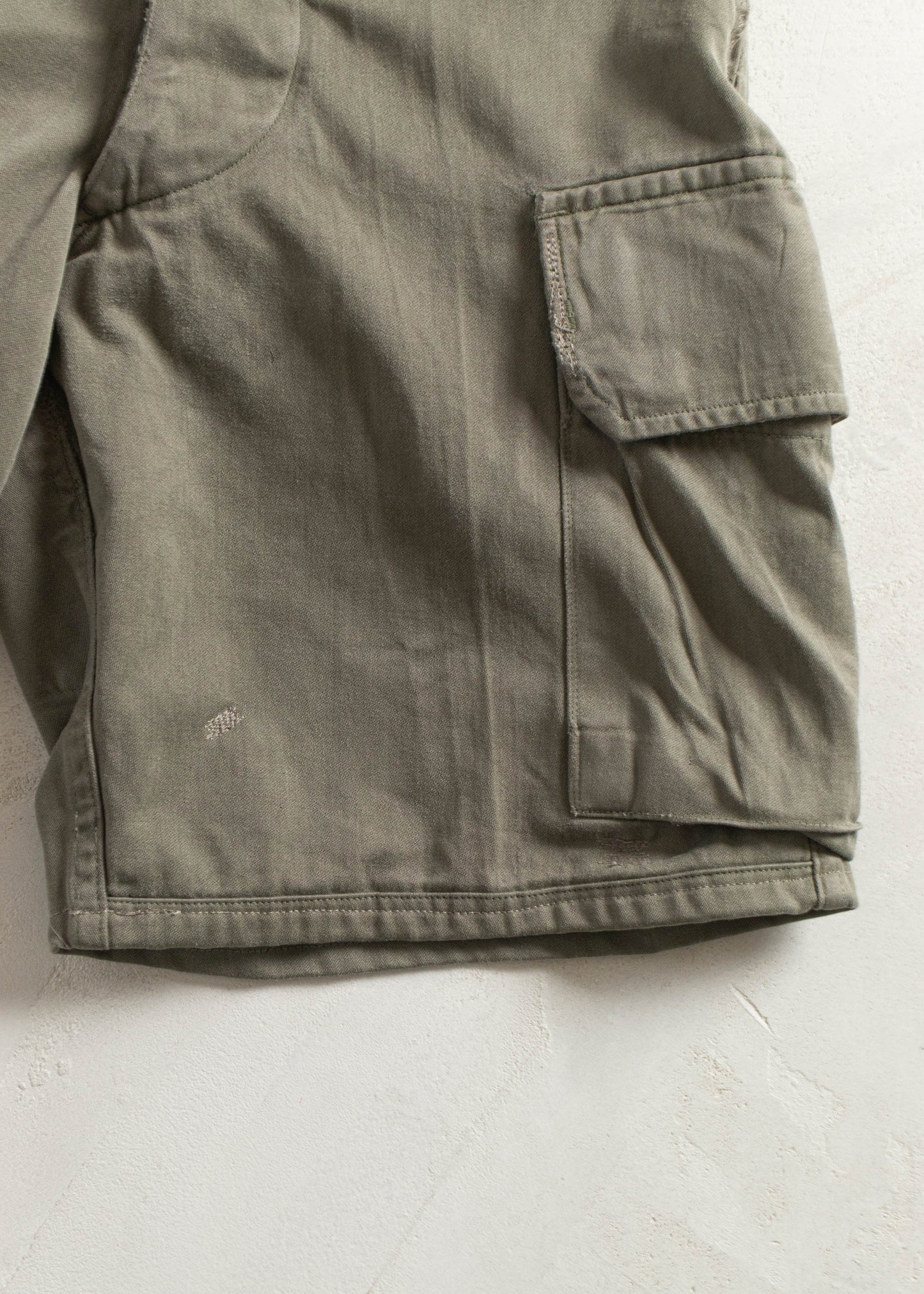 Vintage 1980s French Military Cargo Shorts Size Women's 24