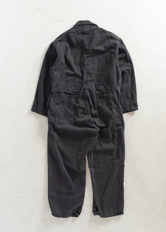 Vintage 1950s Military Issue Long Sleeve Coveralls Size L/XL