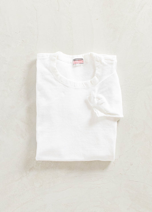 Vintage 1980s Stanfields Short Sleeve Thermal Shirt Size L/XL