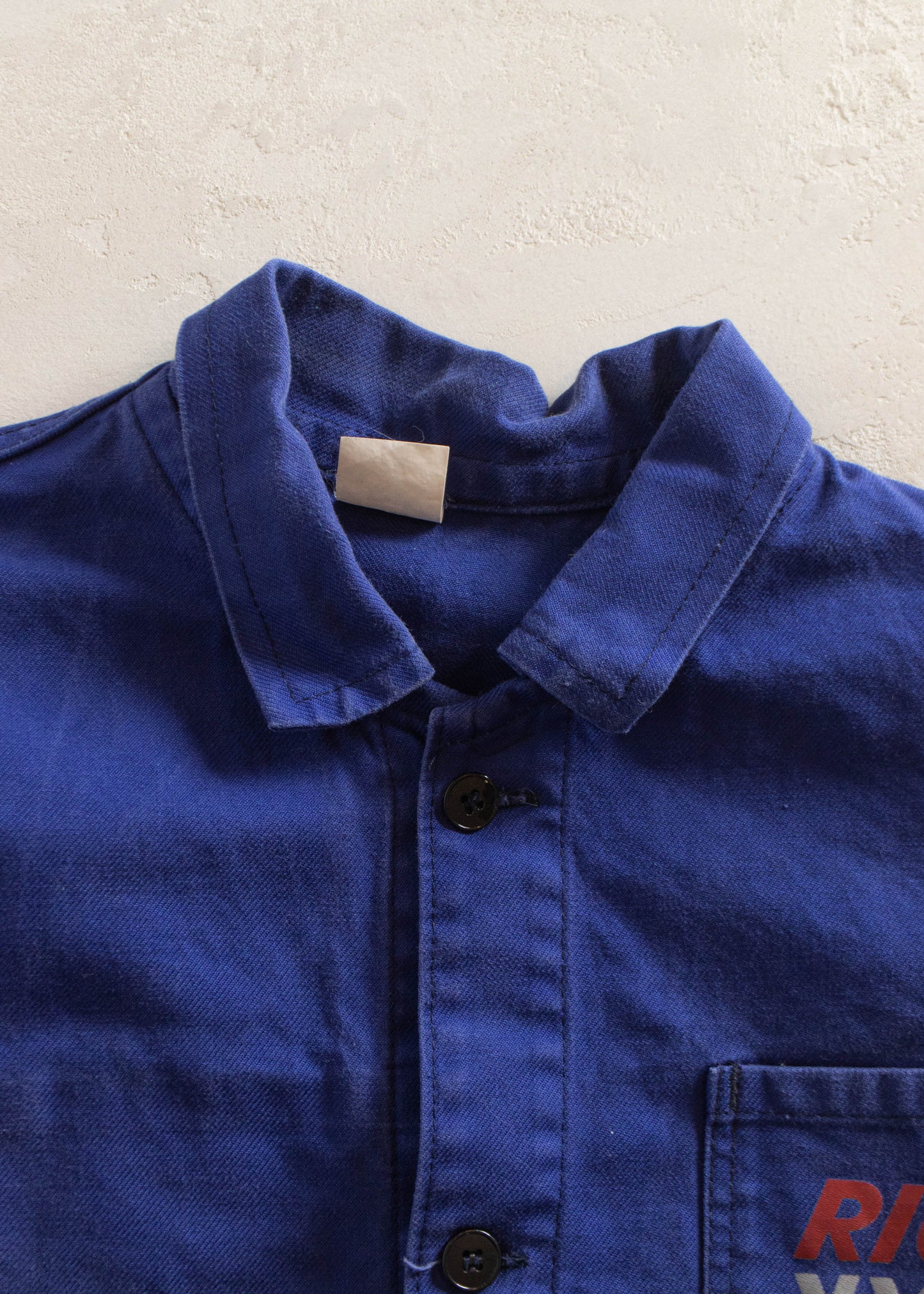 Vintage 1980s Bleu de Travail French Workwear Chore Jacket M/L