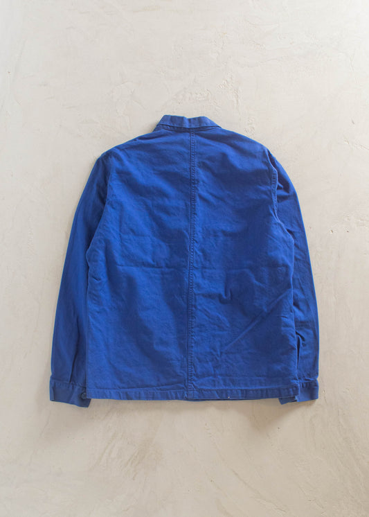 1980s Molinel Bleu de Travail French Workwear Chore Jacket Size M/L