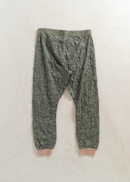1960s Sport Chief Quilted Liner Pants Size L/XL
