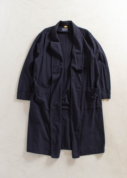 1960s Pendleton Wool House Coat Robe Size M/L