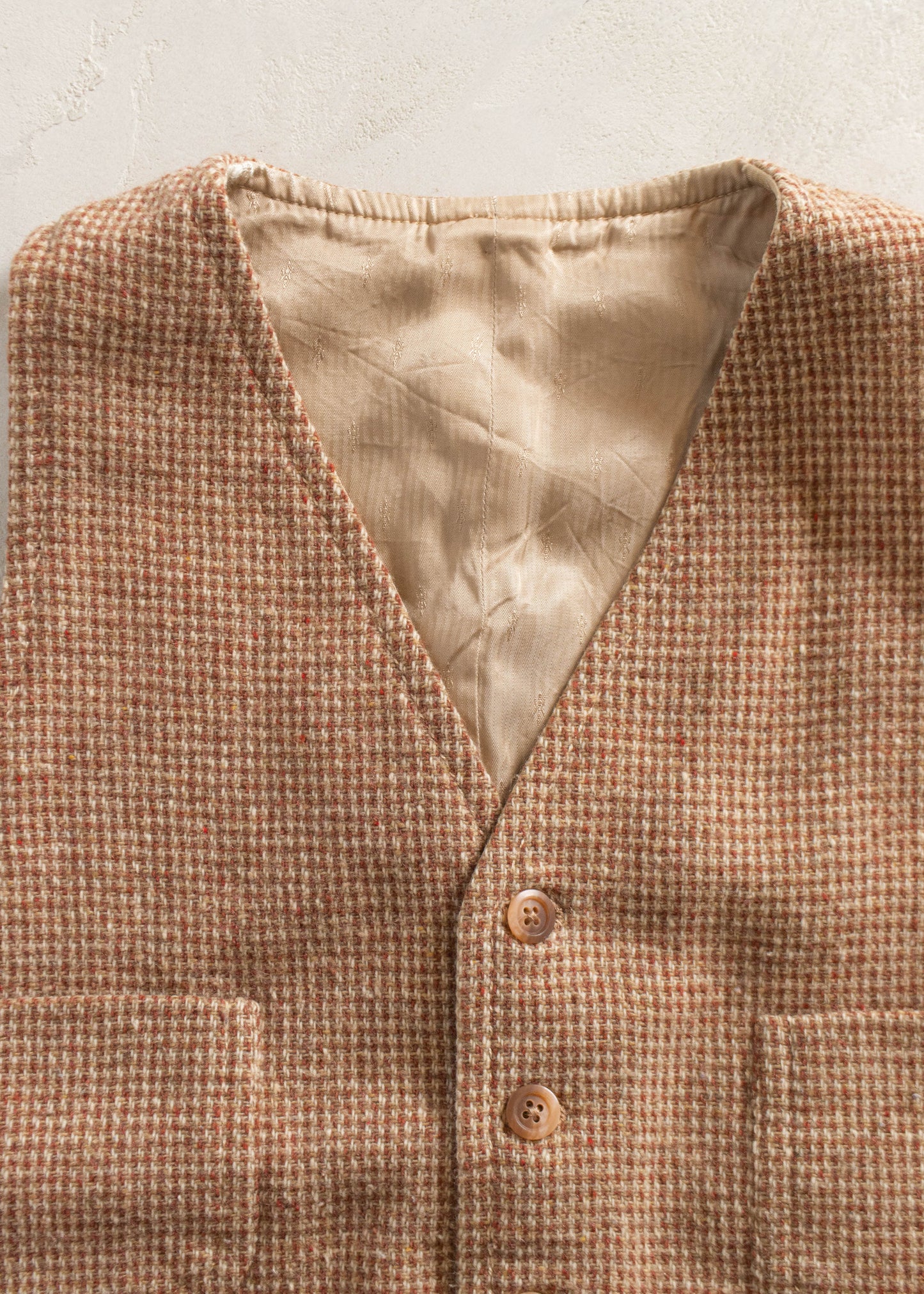 1970s Wool Suit Vest Size S/M