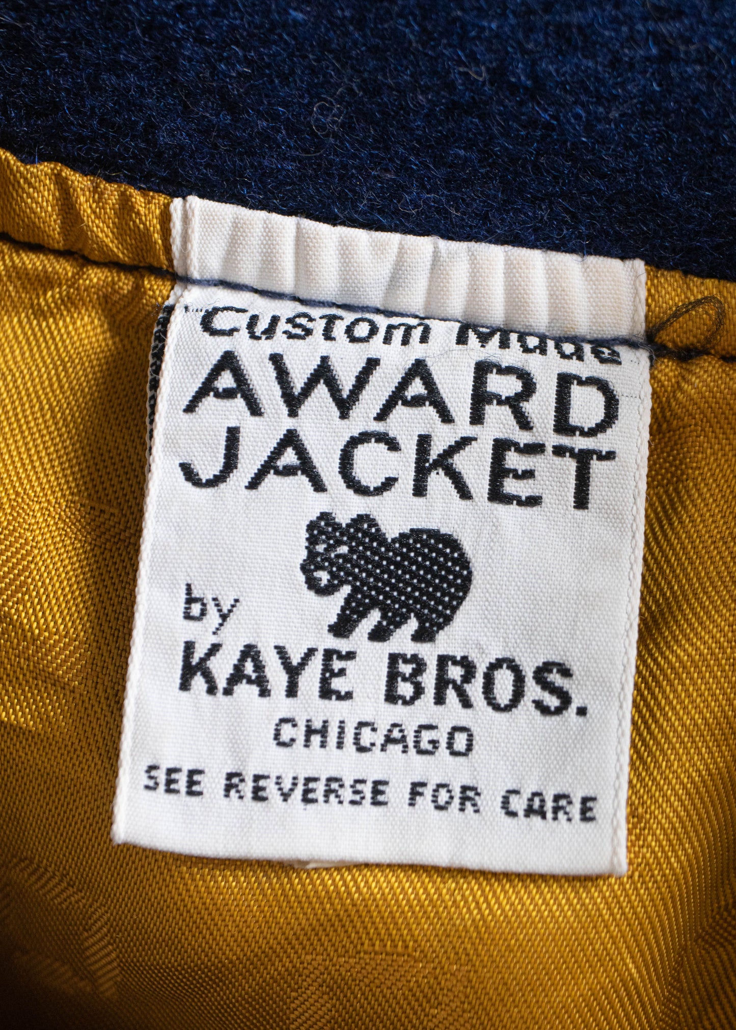 1980s Kaye Bros Varsity Jacket Size S/M