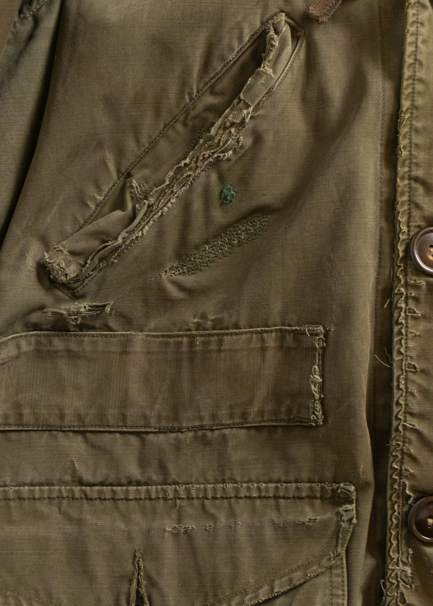 Vintage 1951 Military Air Force Overcoat Parka Jacket Size M/L