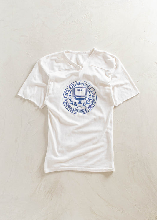 1980s Pickering College Souvenir T-Shirt Size XS/S