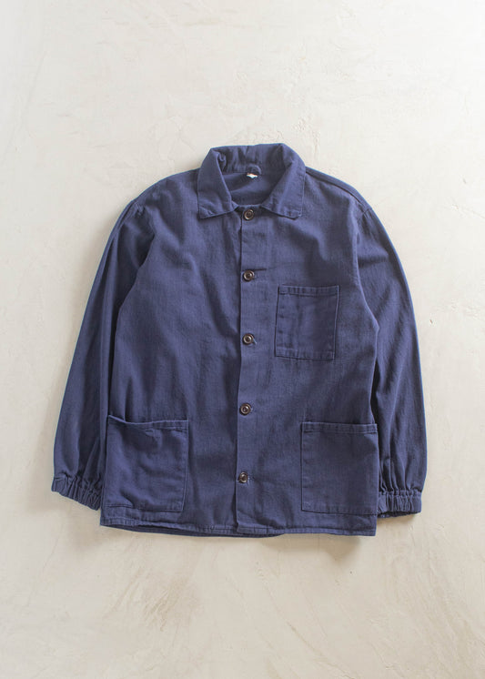 1990s Bleu de Travail European Workwear Chore Jacket Size M/L