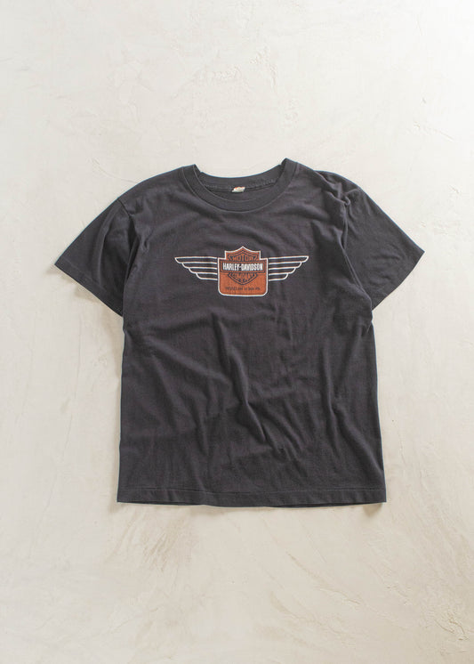 Vintage 1980s Screen Stars Harley-Davidson Motorcycle Museum T-Shirt Size M/L