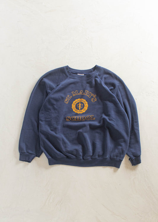1990s Hanes St-Mary's School Sweatshirt Size L/XL