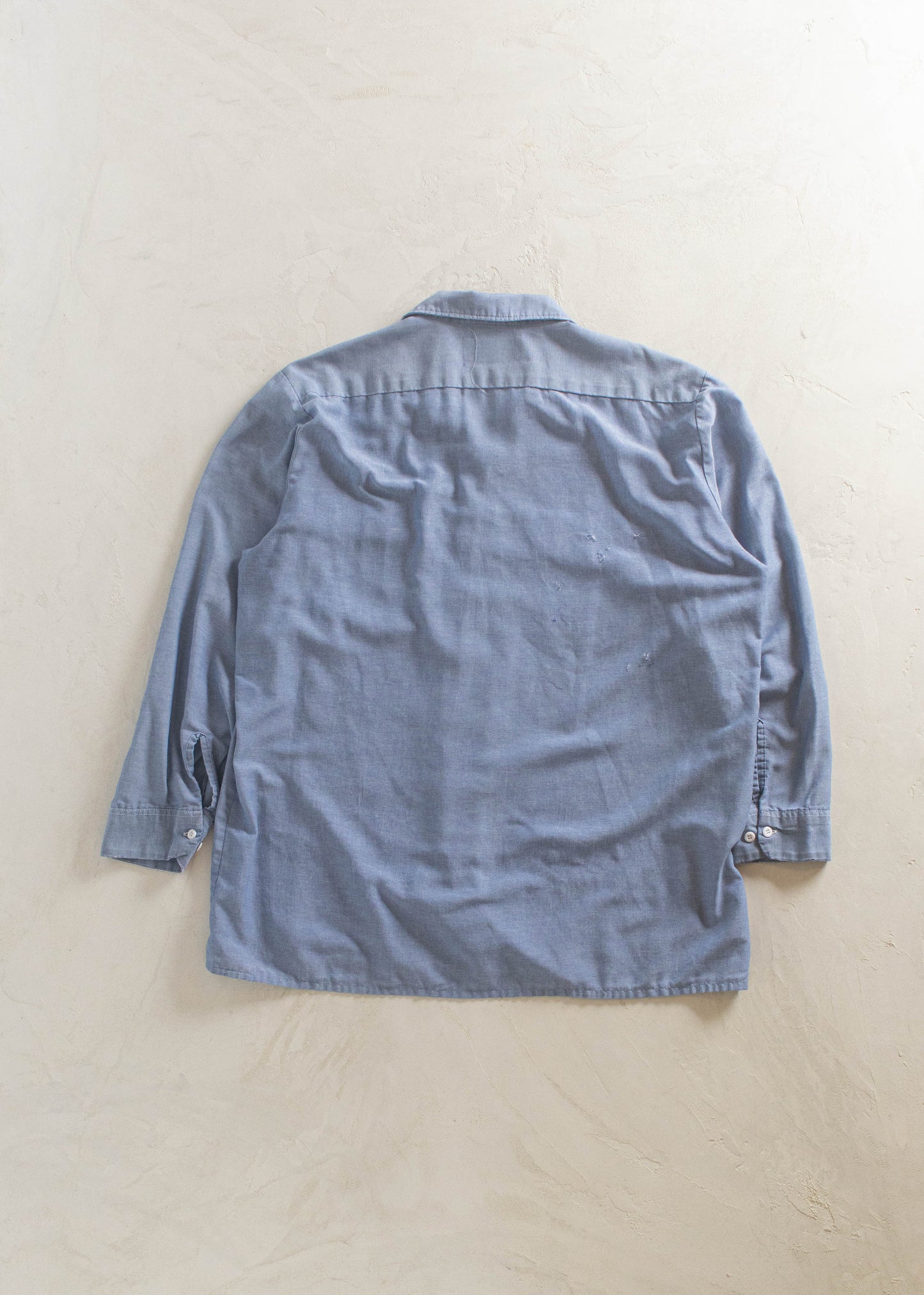 Dickies Chambray Long Sleeve Button Up Shirt Size XL/2XL