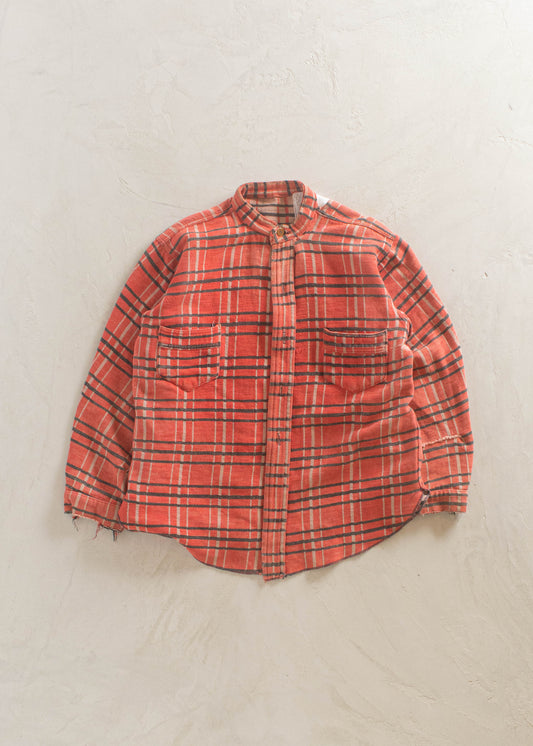 1950s Camp Blanket Flannel Button Up Shirt Size XS/S