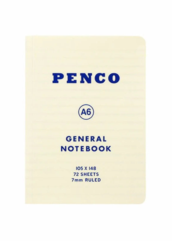 Penco A6 general notebook on a white background