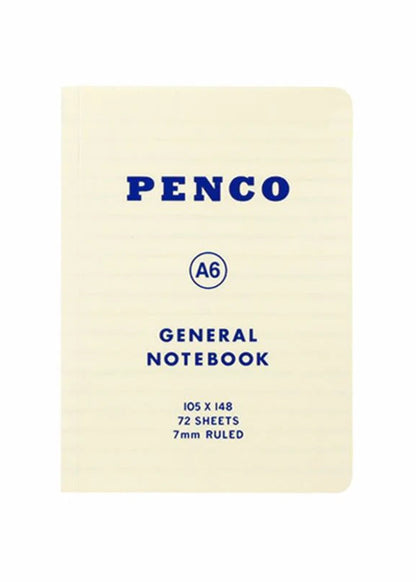 Penco A6 general notebook on a white background