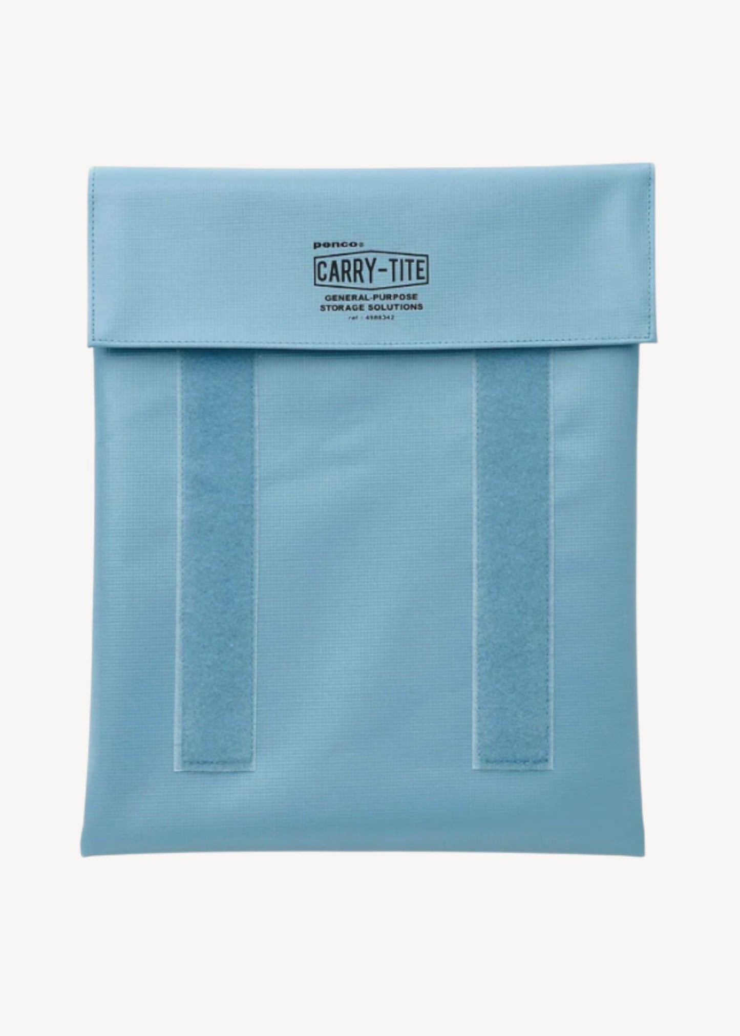Blue laptop case with 'CARRY-TITE' branding on a white background