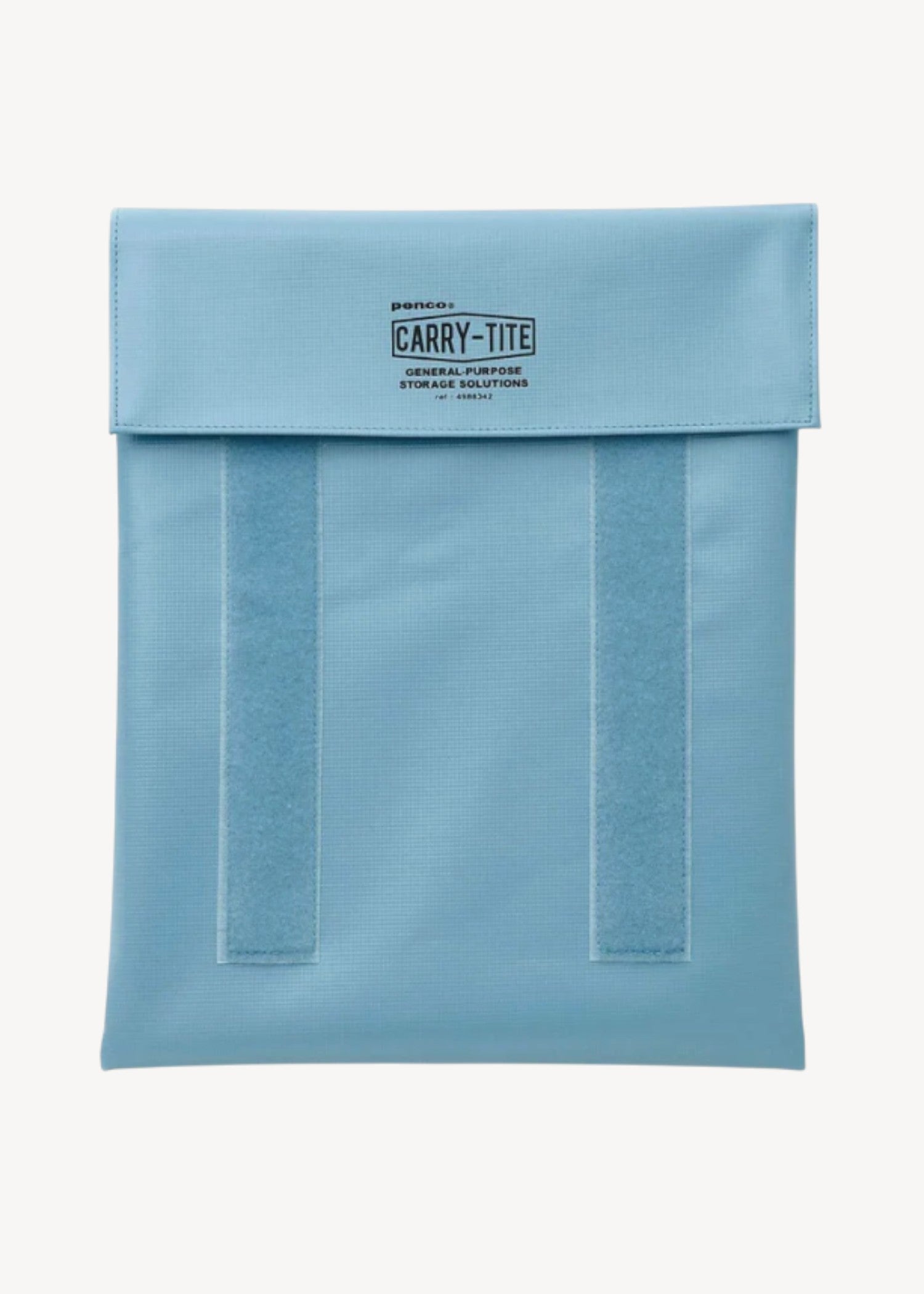 Blue laptop case with 'CARRY-TITE' branding on a white background