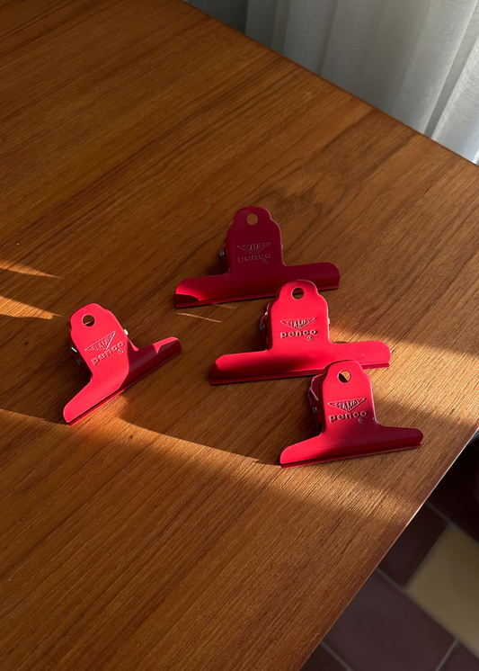 Penco Steel Metal Clip in Red