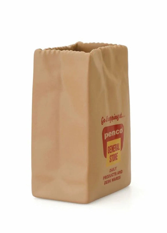 Kraft paper bag with Penco General Store logo on a white background