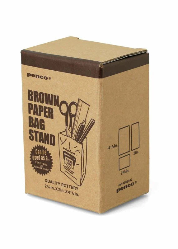 Cardboard box with 'Penco' branding and product details on a white background