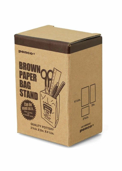 Cardboard box with 'Penco' branding and product details on a white background