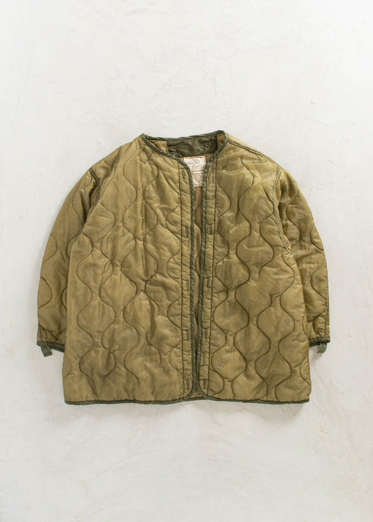 Vintage 1980s Military M-65 Quilted Liner Jacket Size XL/2XL