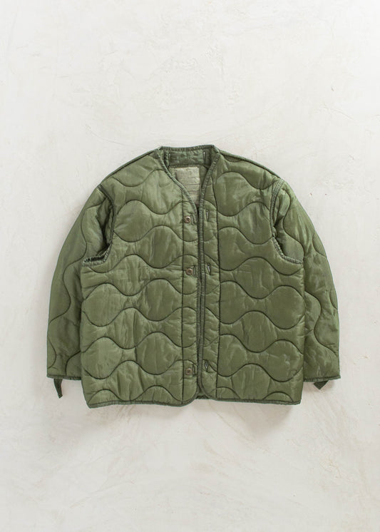Vintage 1980s Military M-65 Quilted Liner Jacket Size S/M
