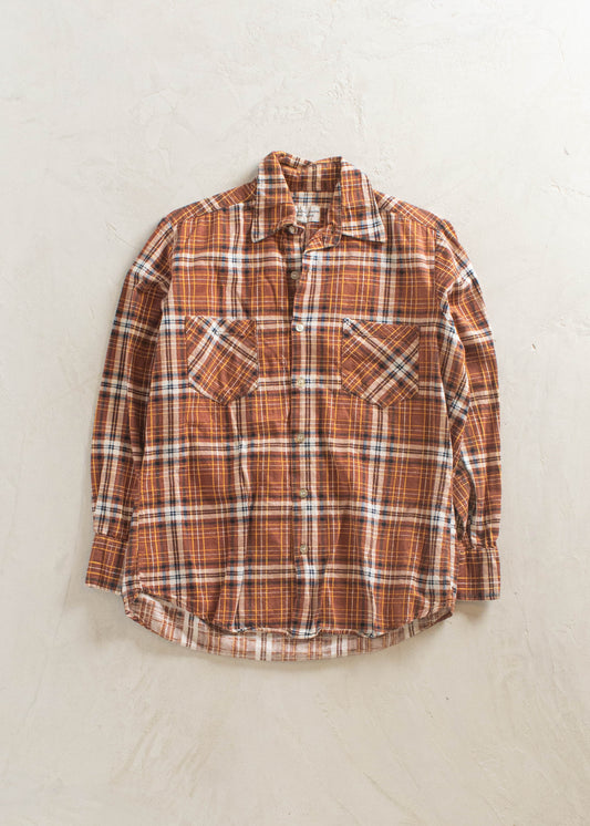 1980s Highlander Flannel Button Up Shirt Size 2XS/XS