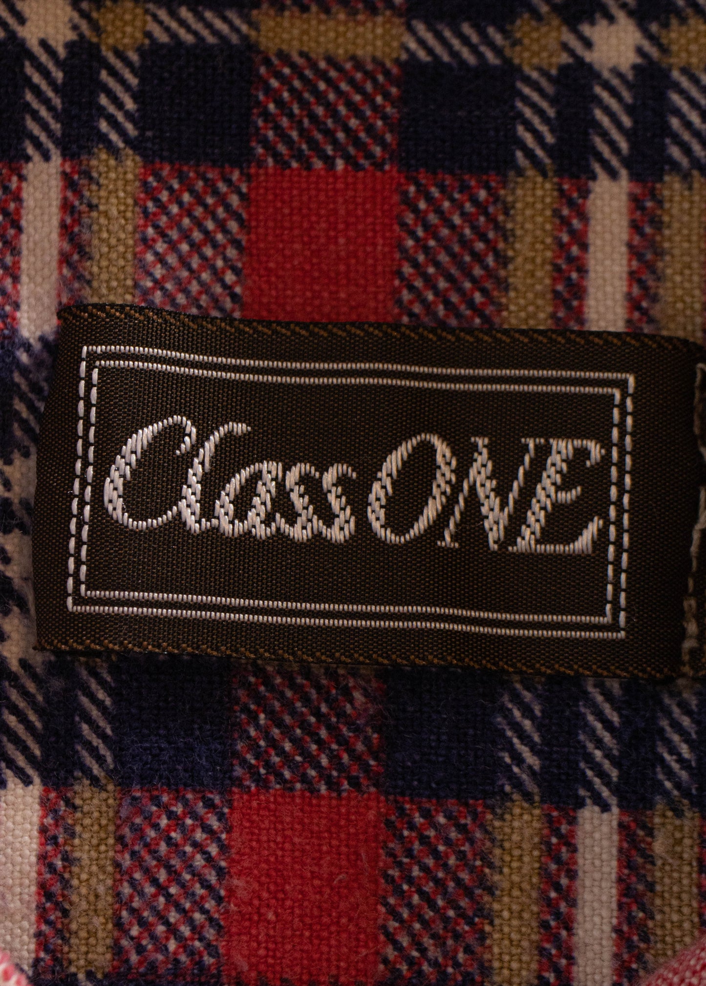 1990s Cotton Flannel Button Up Shirt Size S/M