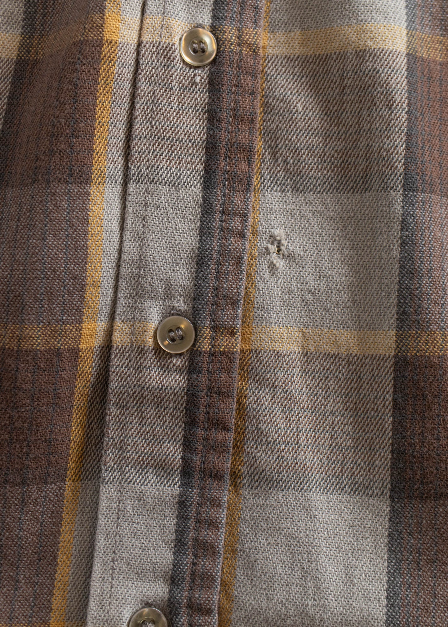 1980s Eddie Bauer Light Flannel Button Up Shirt Size 2XS/XS