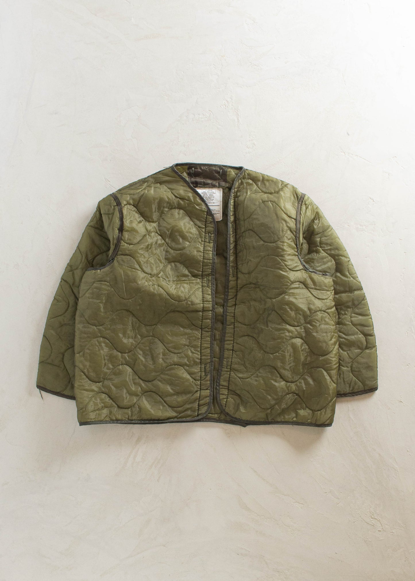 1980s Military M-65 Quilted Liner Jacket Size XL/2XL