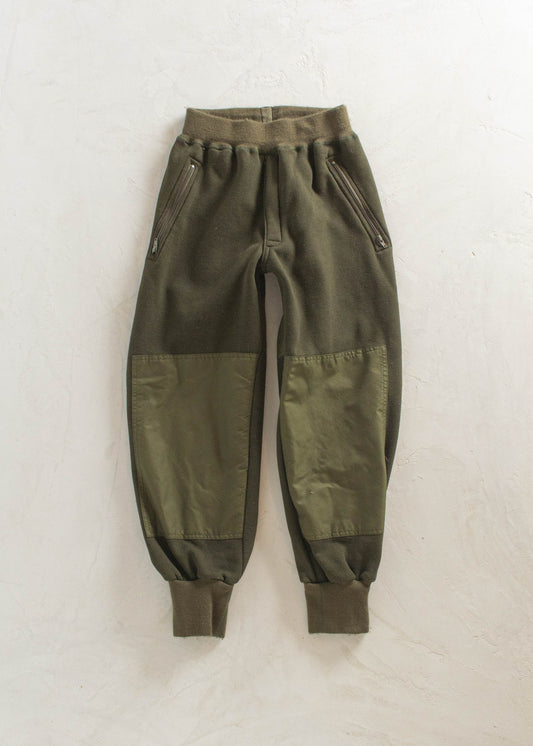 1990s Military Combat Polar Fleece Sweatpants Size 2XS/XS