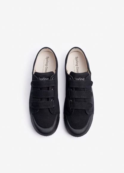 Spring Court Unisex G2 Velcro Canvas - Black