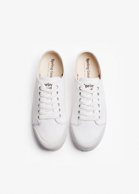 Spring Court Unisex G2 Canvas - White