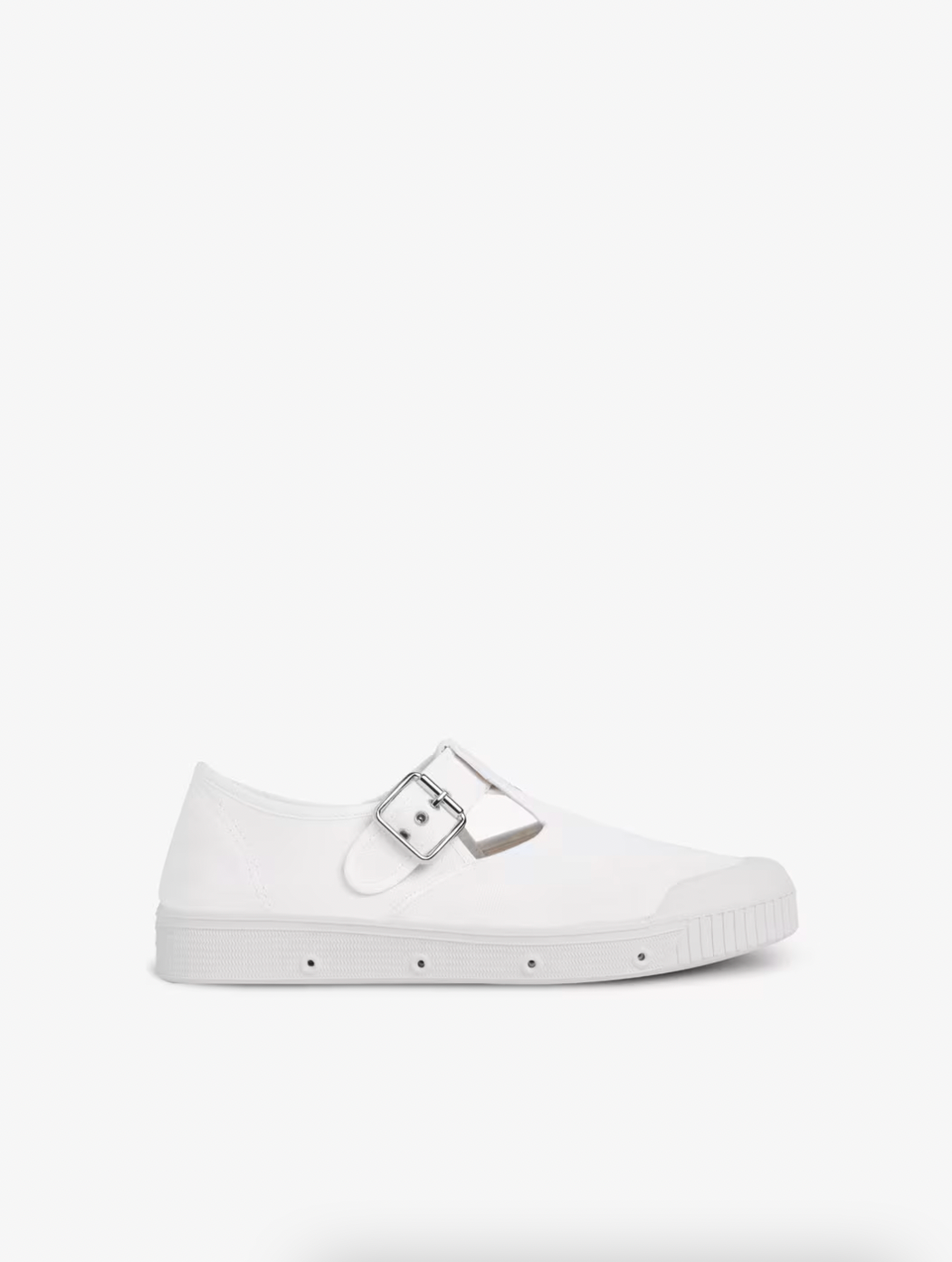 Spring Court Unisex J2 Mary Janes Canvas - White