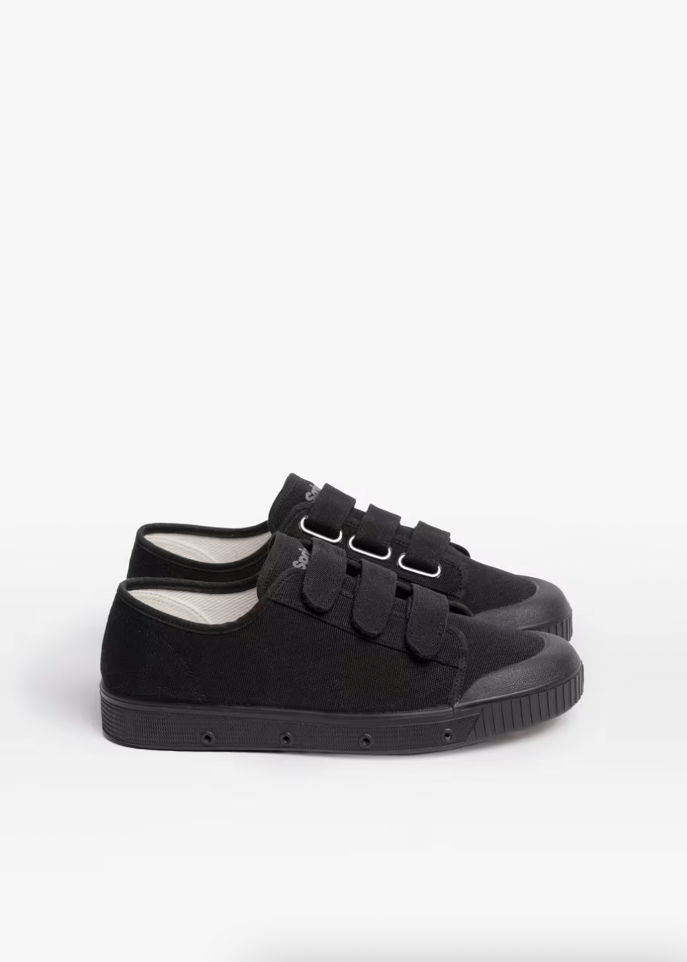 Spring Court Unisex G2 Velcro Canvas - Black