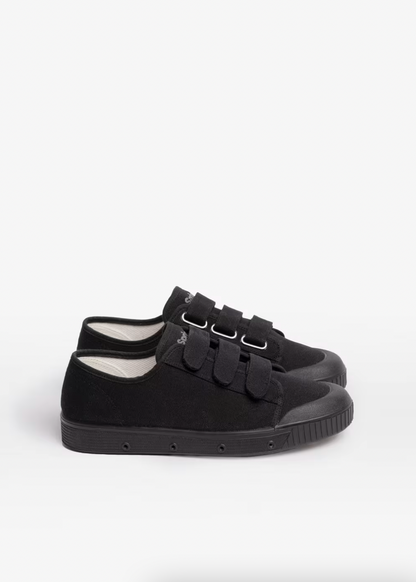 Spring Court Unisex G2 Velcro Canvas - Black