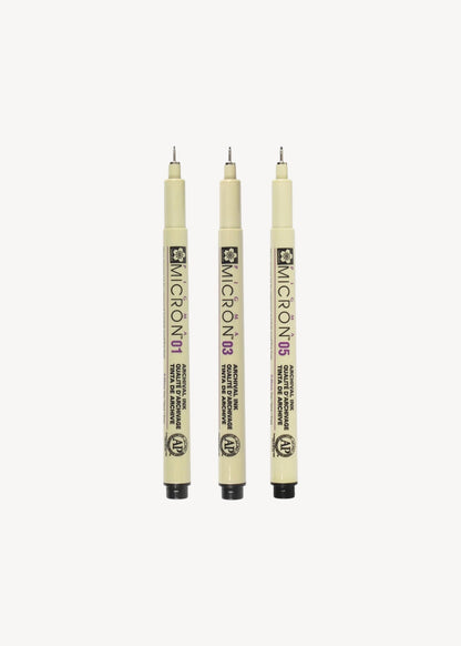 Sakura Pigma Micron - Set of 3