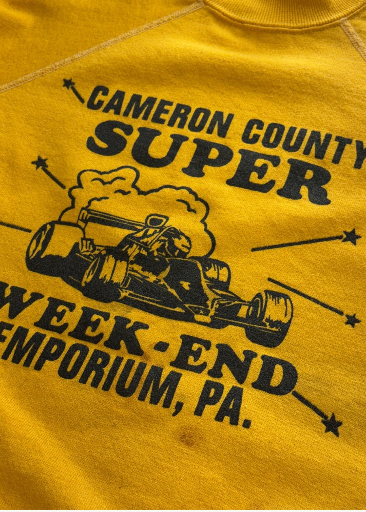 Vintage 1980s Sportswear "Cameron County" Sweatshirt Size S/M