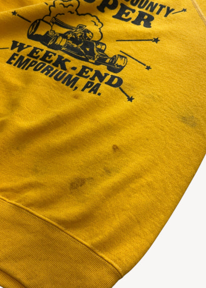 Vintage 1980s Sportswear "Cameron County" Sweatshirt Size S/M